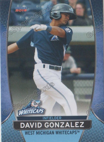 2016 West Michigan Whitecaps David Gonzalez
