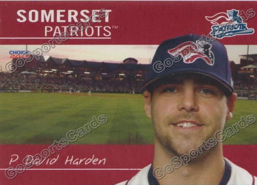 2013 Somerset Patriots David Harden