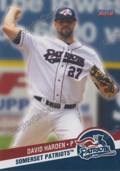 2015 Somerset Patriots David Harden