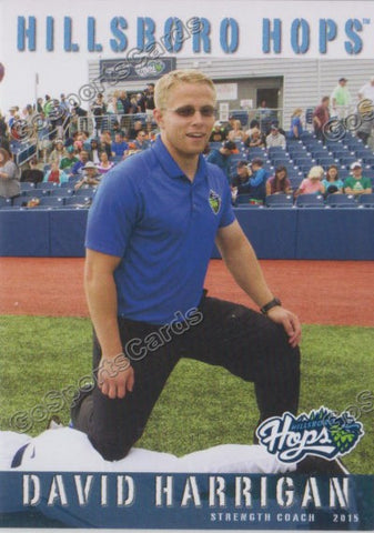 2015 Hillsboro Hops David Harrigan