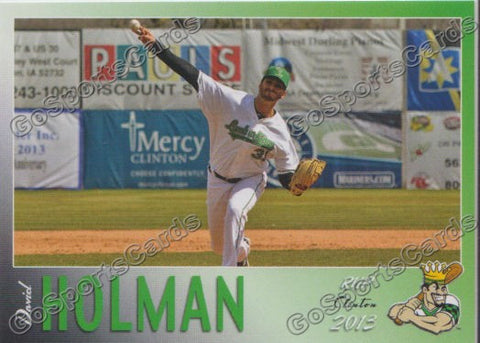 2013 Clinton Lumberkings David Holman