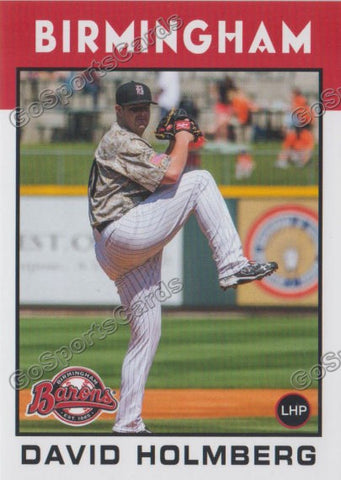 2016 Birmingham Barons David Holmberg