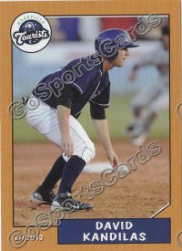 2012 Asheville Tourists David Kandilas