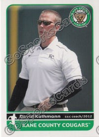 2012 Kane County Cougars Davie Kathmann