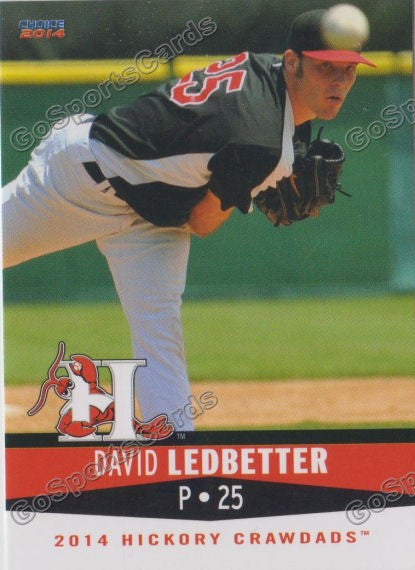 2014 Hickory Crawdads David Ledbetter