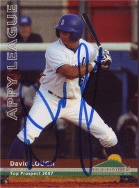 David Lough 2007 Appalachian League To Prospects (Autograph)