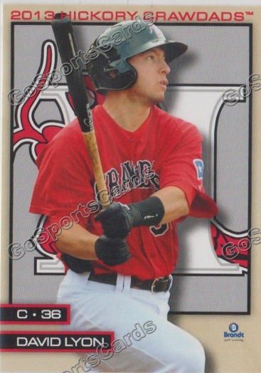 2013 Hickory Crawdads David Lyon