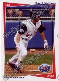2010 Salem Red Sox David Mailman