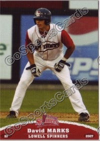 2007 Lowell Spinners David Marks
