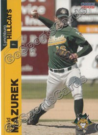 2005 Lynchburg Hillcats David Mazurek