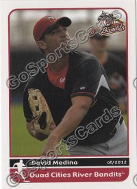 2012 Quad Cities River Bandits David Medina
