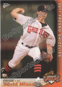 2011 Fresno Grizzlies David Mixon