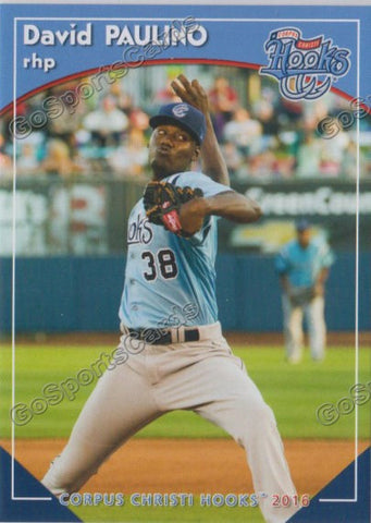 2016 Corpus Christi Hooks David Paulino