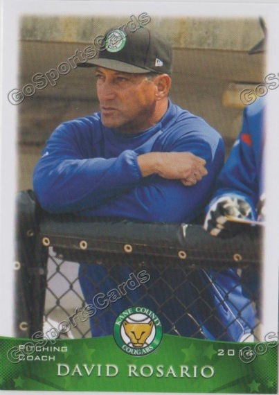 2014 Kane County Cougars David Rosario