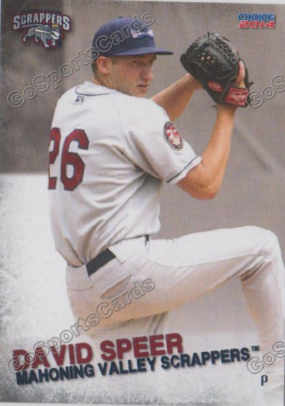2014 Mahoning Valley Scrappers David Speer