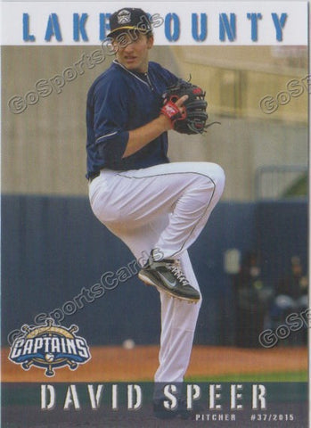 2015 Lake County Captains David Speer