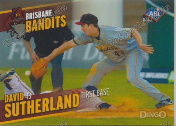 2013-2014 Brisbane Bandits ABL David Sutherland