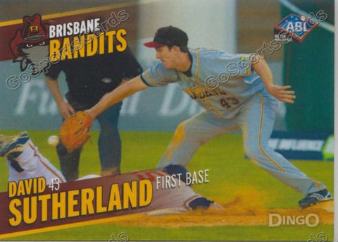 2013-2014 Brisbane Bandits ABL David Sutherland