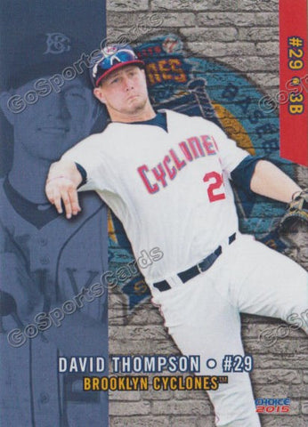 2015 Brooklyn Cyclones David Thompson