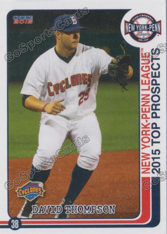 2015 New York Penn League Top Prospect NYPL David Thompson
