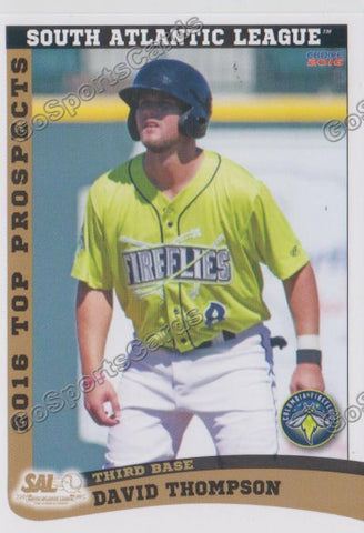 2016 South Atlantic League Top Prospect David Thompson