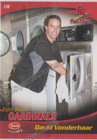 2013 Palm Beach Cardinals David Vonderhaar