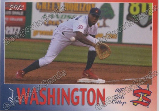 2013 State College Spikes David Washington