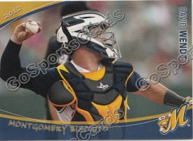 2012 Montgomery Biscuits David Wendt