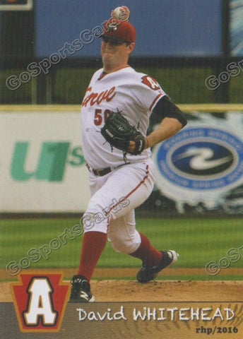 2016 Altoona Curve David Whitehead