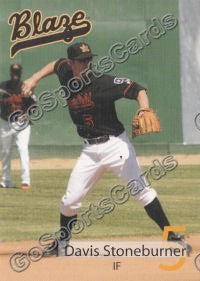 2010 Bakersfield Blaze Davis Stoneburner