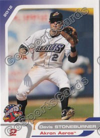 2012 Akron Aeros Davis Stoneburner
