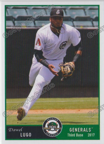 2017 Jackson Generals Dawel Lugo
