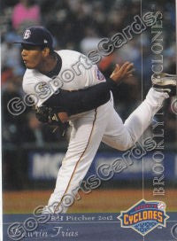 2012 Brooklyn Cyclones Dawrin Frias