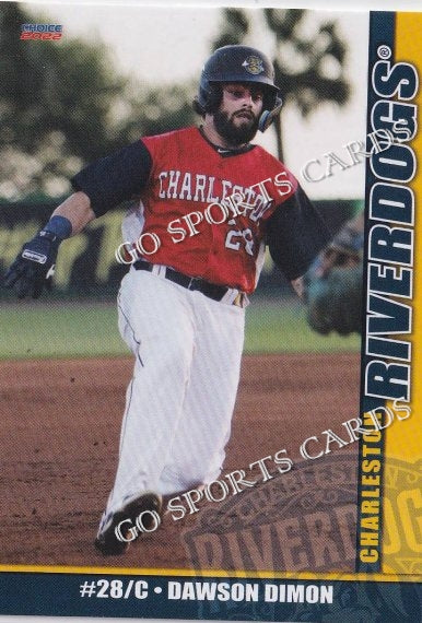 2022 Charleston RiverDogs Dawson Dimon