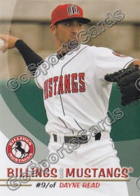 2010 Billings Mustangs Dayne Read