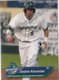 2012 Vermont Lake Monsters Dayton Alexander