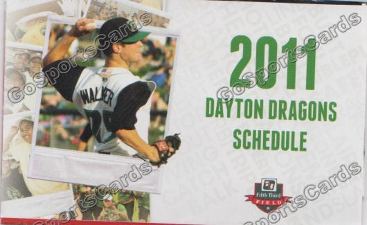 2011 Dayton Dragons Pocket Schedule (Justin Walker)