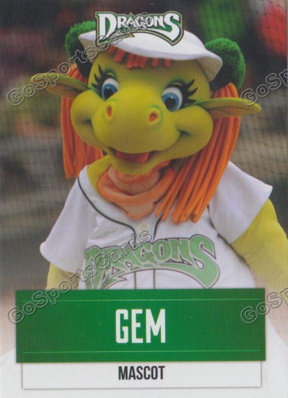 2015 Dayton Dragons Gem Mascot