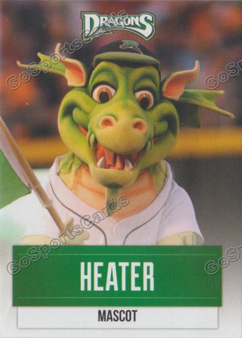 2015 Dayton Dragons Heater Mascot