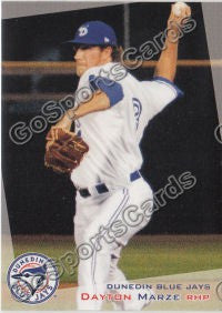 2012 Dunedin Blue Jays Dayton Marze
