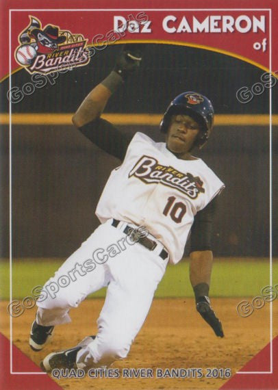 2016 Quad Cities River Bandits Daz Cameron