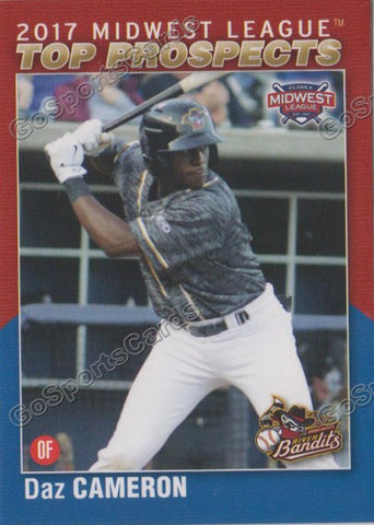 2017 Midwest League Top Prospects MWL Daz Cameron
