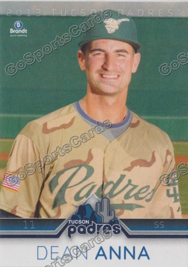 2013 Tucson Padres Dean Anna