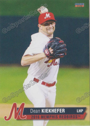 2016 Memphis Redbirds Dean Kiekhefer