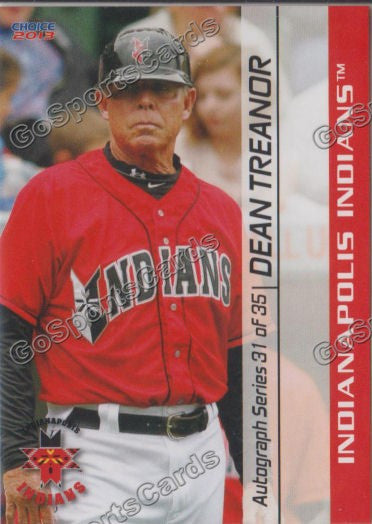 2013 Indianapolis Indians Dean Treanor