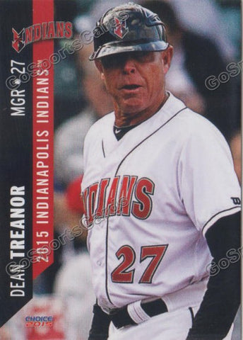 2015 Indianapolis Indians Dean Treanor