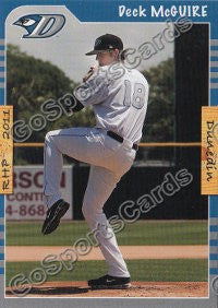 2011 Dunedin Blue Jays Deck McGuire