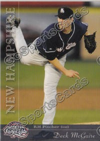 2012 New Hampshire Fisher Cats Deck McGuire