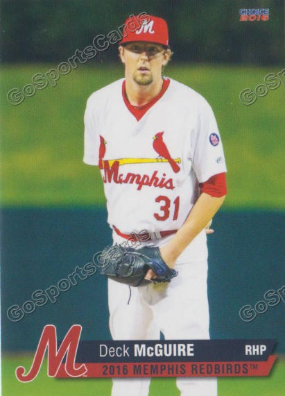2016 Memphis Redbirds Deck McGuire