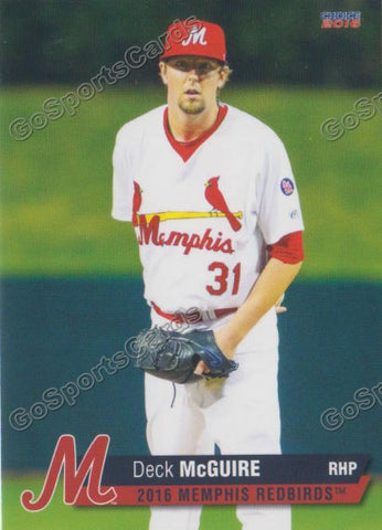 2016 Memphis Redbirds Deck McGuire